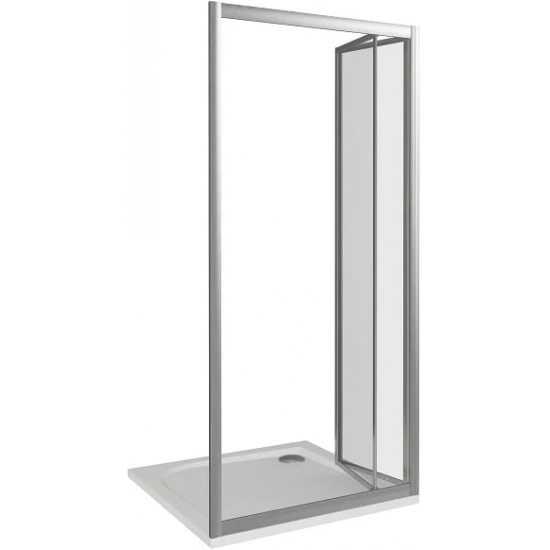 Душевая дверь в нишу BAS Good door Infinity SD-100-C-CH 100x185 стекло прозрачное, профиль хром