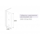 Боковая стенка BAS Good Door Galaxy SP-100-C-CH 100x195 стекло прозрачное, профиль хром