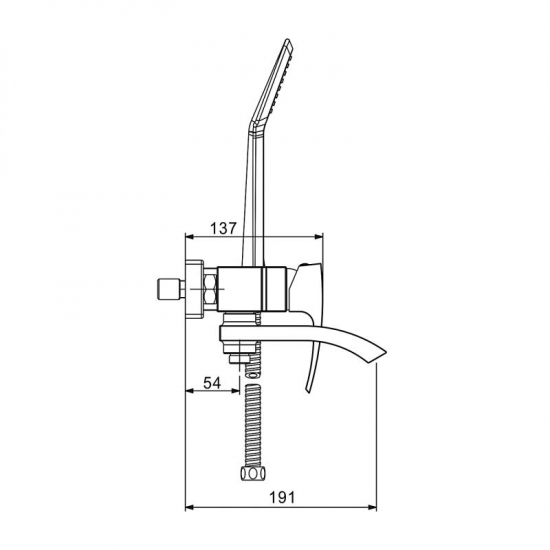 Смеситель для ванны GAPPO G07-3 G3207-3 золото