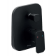 Встраиваемый смеситель для душа и ванны RAVAK 10° Free black -TD F 065.20 чёрный матовый