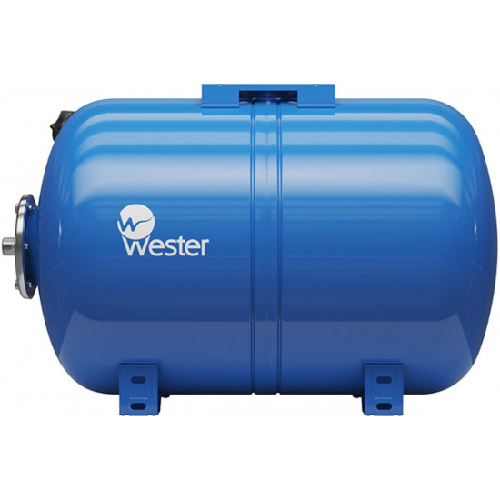 Гидроаккумулятор WESTER WAO 80 литров, горизонтальный 10 бар