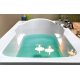 Акриловая ванна CERSANIT Santana 140x70 см, с каркасом, ультрабелая