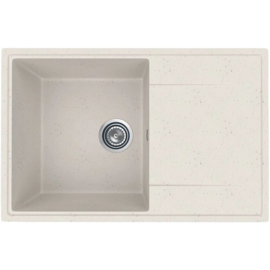 Мойка для кухни MIXLINE Ультра ML-GMU07 735х475 мм, белый
