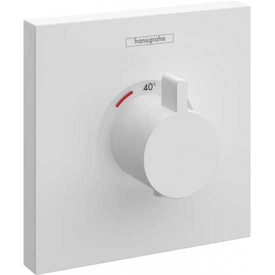 Термостатический смеситель встраиваемый HANSGROHE ShowerSelect Highflow 15760700 матовый белый
