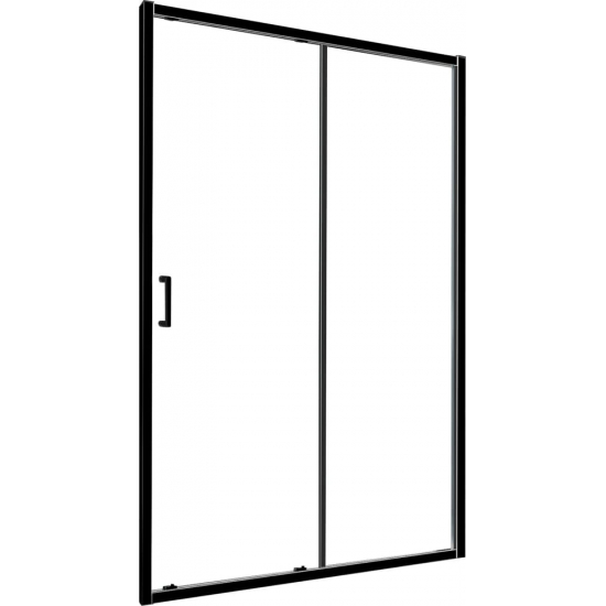 Душевая дверь в нишу RGW Classic CL-14-B 100x185 стекло прозрачное, профиль чёрный