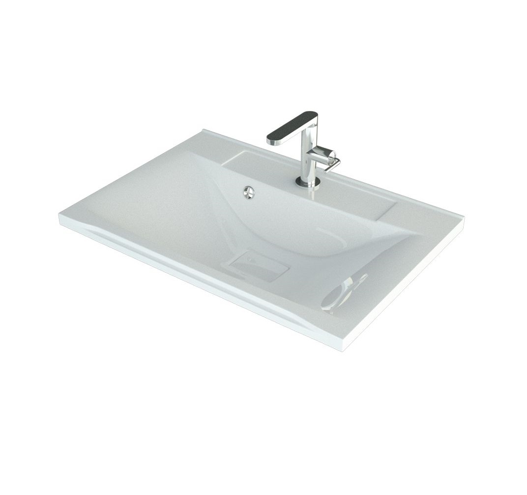 milen 100 умывальник мебельный домино