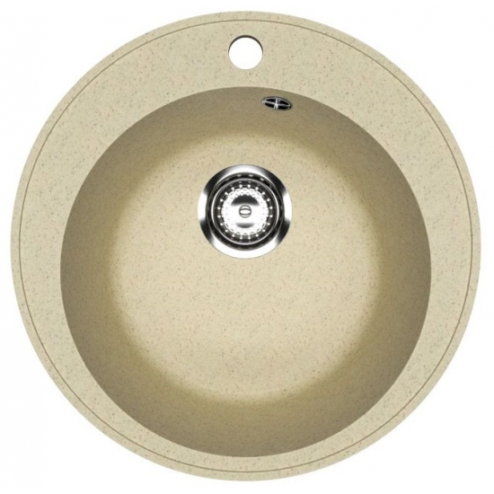 Мойка для кухни MIXLINE Ультра ML-GMU01 D=475 мм, бежевый