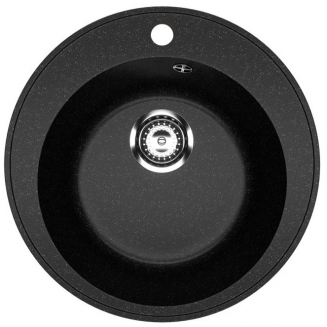 Мойка для кухни MIXLINE Ультра ML-GMU01 D=475 мм, чёрный