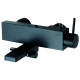 Смеситель для ванны BRAVAT Arc F66061K-01A-ENG чёрный матовый