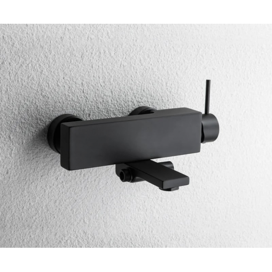 Смеситель для ванны BRAVAT Arc F66061K-01A-ENG чёрный матовый