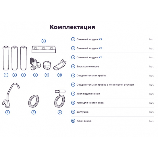 Фильтр для очистки воды АКВАФОР Кристалл