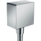 Шланговое подключение HANSGROHE Fixfit Square 26455000 хром