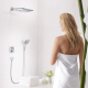 Шланговое подключение HANSGROHE Fixfit Square 26455000 хром