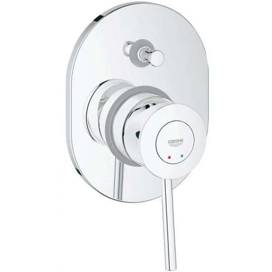 Встраиваемый смеситель для душа и ванны GROHE BauClassic 29047000 С ВНУТРЕННЕЙ ЧАСТЬЮ, хром
