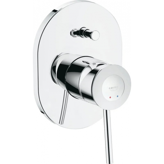Встраиваемый смеситель для душа и ванны GROHE BauClassic 29047000 С ВНУТРЕННЕЙ ЧАСТЬЮ, хром
