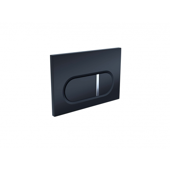 Кнопка для инсталляции AQUATEK KDI-0000045 (016D) чёрный матовый, клавиши прямоугольные