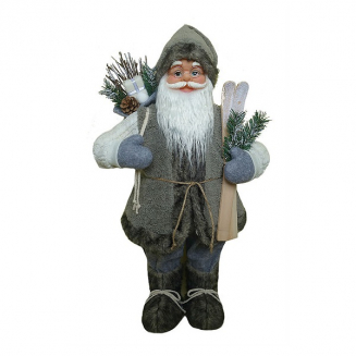 Фигурка Дед Мороз 60 см (серый) (2)