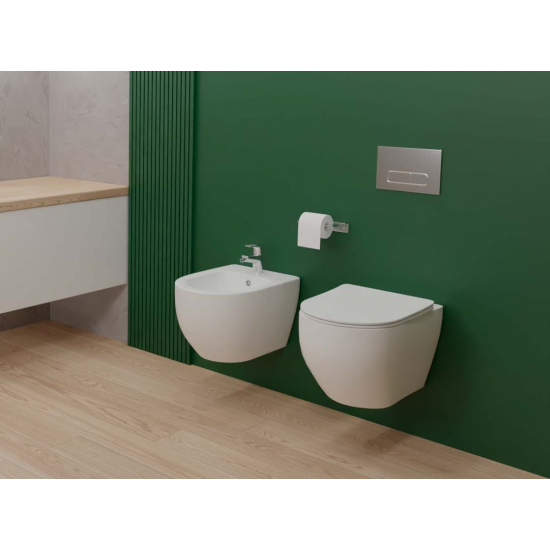 Биде подвесное АКВАТЕК Европа AQ1016-MW матовое белое