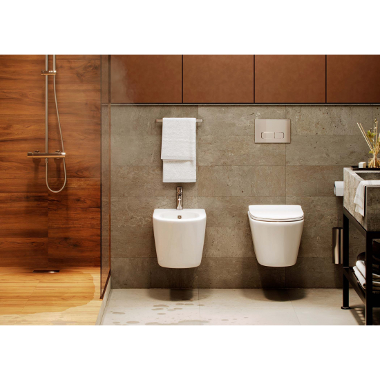 Биде подвесное АКВАТЕК Вега AQ1057-MW матовое белое