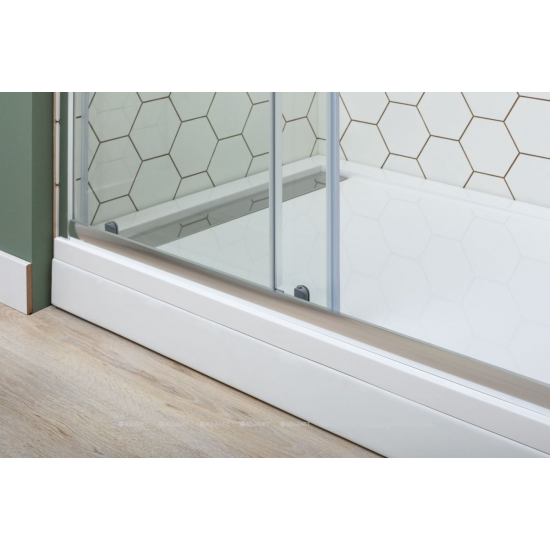 Боковая стенка AQUANET SP-0800A 80x190 стекло прозрачное, профиль хром