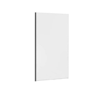 Боковая стенка BAS Good Door Galaxy SP-100-C-B 100x195 стекло прозрачное, профиль чёрный