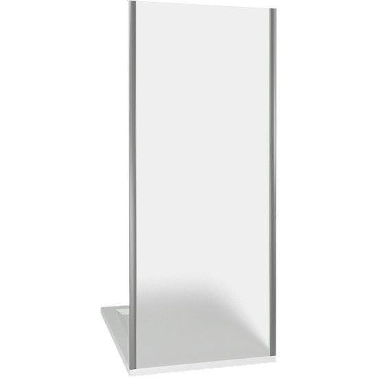 Боковая стенка BAS Good Door Infinity SP-100-G-CH 100x185 стекло грейп, профиль хром