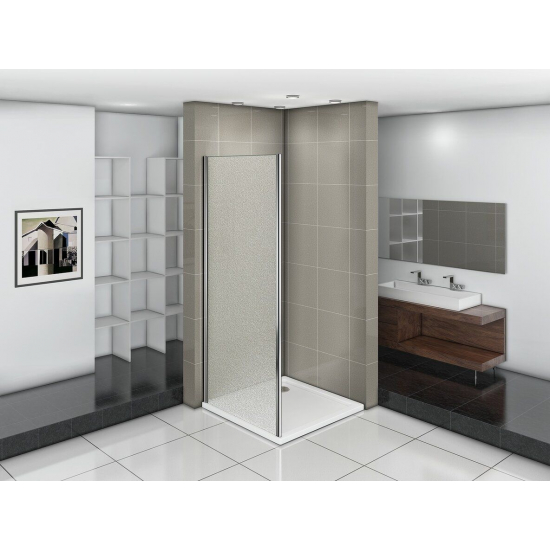 Боковая стенка BAS Good Door Infinity SP-70-G-CH 70x185 стекло грейп, профиль хром