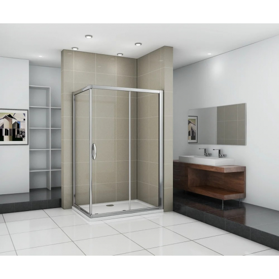 Боковая стенка BAS Good Door Infinity SP-80-C-CH 80x185 стекло прозрачное, профиль хром