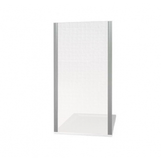 Боковая стенка BAS Good Door Latte SP-100-G-WE 100x185 стекло грейп, профиль хром