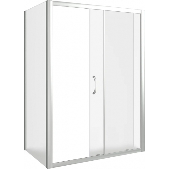 Боковая стенка BAS Good Door Latte SP-80-G-WE 80x185 стекло грейп, профиль хром
