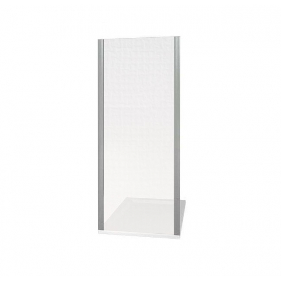 Боковая стенка BAS Good Door Latte SP-80-G-WE 80x185 стекло грейп, профиль хром