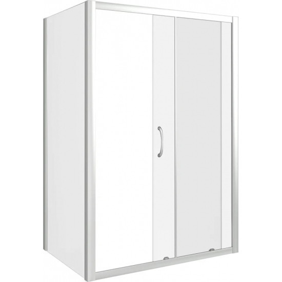 Боковая стенка BAS Good Door Latte SP-90-C-WE 90x185 стекло прозрачное, профиль хром