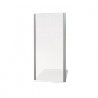 Боковая стенка BAS Good Door Latte SP-90-G-WE 90x185 стекло грейп, профиль хром