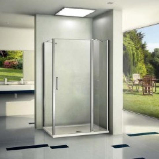 Боковая стенка BAS Good Door Pandora SP-90-C-CH 90x185 стекло прозрачное, профиль хром