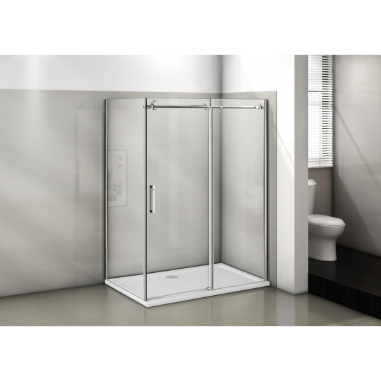 Боковая стенка BAS Good Door Puerta SP-100-C-CH 100x195 стекло прозрачное, профиль хром