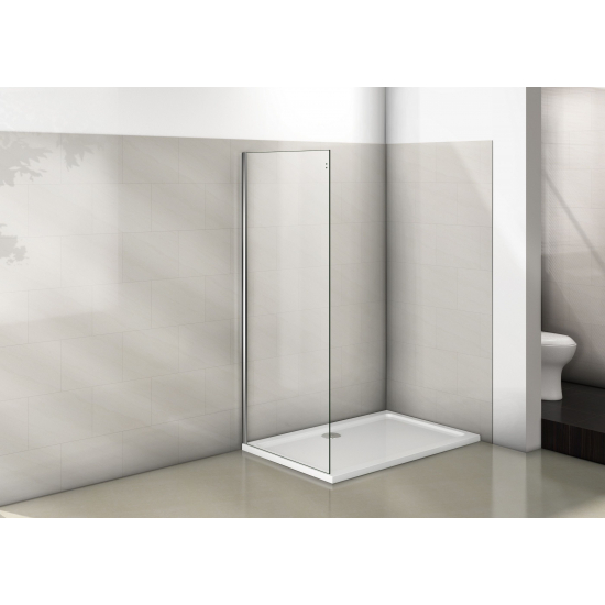 Боковая стенка BAS Good Door Puerta SP-80-C-CH 80x195 стекло прозрачное, профиль хром