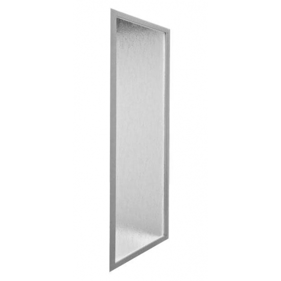 Боковая стенка BAS Кэмерон 70 профиль белый, стекло грейп