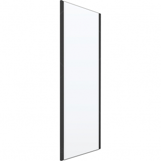 Боковая стенка RGW Z-050-2B 100x195 стекло прозрачное, профиль чёрный