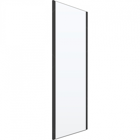 Боковая стенка RGW Z-050-2B 70x195 стекло прозрачное, профиль чёрный