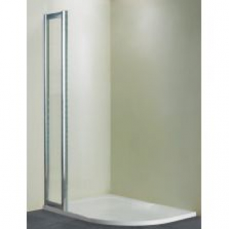 Боковая стенка RGW Z-41 30x195 стекло прозрачное, профиль хром