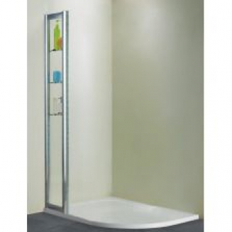 Боковая стенка RGW Z-42 30x195 стекло прозрачное, профиль хром