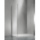 Боковая стенка SANTREK AQUA Evo-SP-1000-C-Chrome 100x195 стекло прозрачное, профиль хром