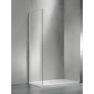 Боковая стенка SANTREK AQUA Evo-SP-800-C-Chrome 80x195 стекло прозрачное, профиль хром