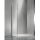 Боковая стенка SANTREK AQUA Evo-SP-800-C-Chrome 80x195 стекло прозрачное, профиль хром