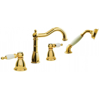 Смеситель на борт ванны BOHEME Tradizionale Oro 395 золото