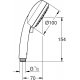 Лейка для душа GROHE Tempesta Cosmopolitan 27571002 хром