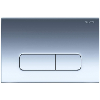 Кнопка для инсталляции AQUATEK PNS-0000007 (002BQ) хром глянец, пневматическая