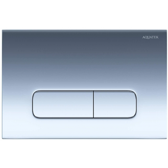 Кнопка для инсталляции AQUATEK PNS-0000007 (002BQ) хром глянец, пневматическая