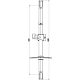 Душевая штанга LEMARK LM8066C хром