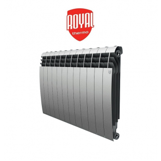 Радиатор биметаллический ROYAL THERMO BiLiner Silver Satin 500/87 12 секций